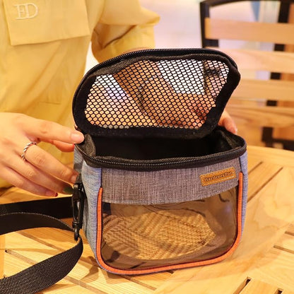 Sugar Glider Carrier Bag, Transparent Breathable Travel Bag - Image 6