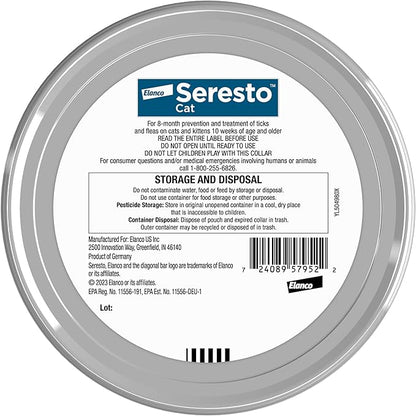 Seresto Cat Vet-Recommended Flea & Tick Treatment & Prevention Collar - Image 2