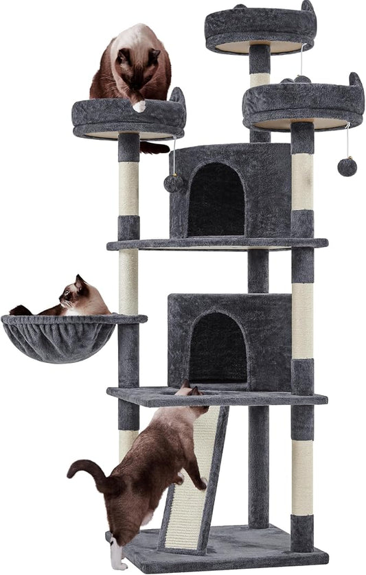 Yaheetech | 68.5in Cat Tree | for Large Cats | Multi-Level Cat Tower by Yaheetech