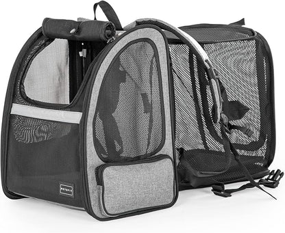 Petsfit Dog Backpack Carrier, Cat Backpacks Expandable by Petsfit