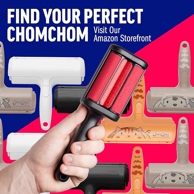 ChomChom Roller Pet Hair Remover – Reusable Lint Roller Pet Hair Removal Tool - Image 9