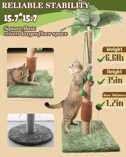ANWA 35" Tall Cat Scratching Post - Image 3