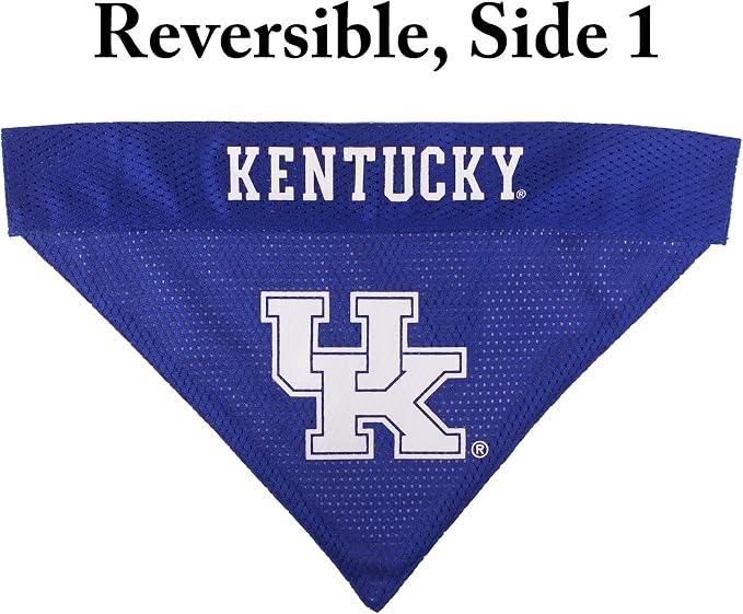 Pets First Collegiate Pet Accessories, Reversible Bandana, Kentucky Wildcats - Image 3