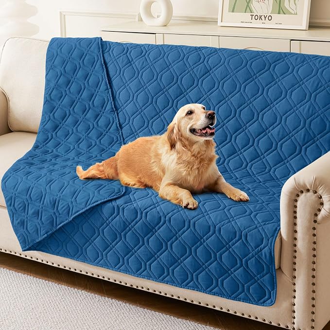 hyha Waterproof Dog Bed Blanket, Soft Pet Blankets, Waterproof Couch Cover by hyha