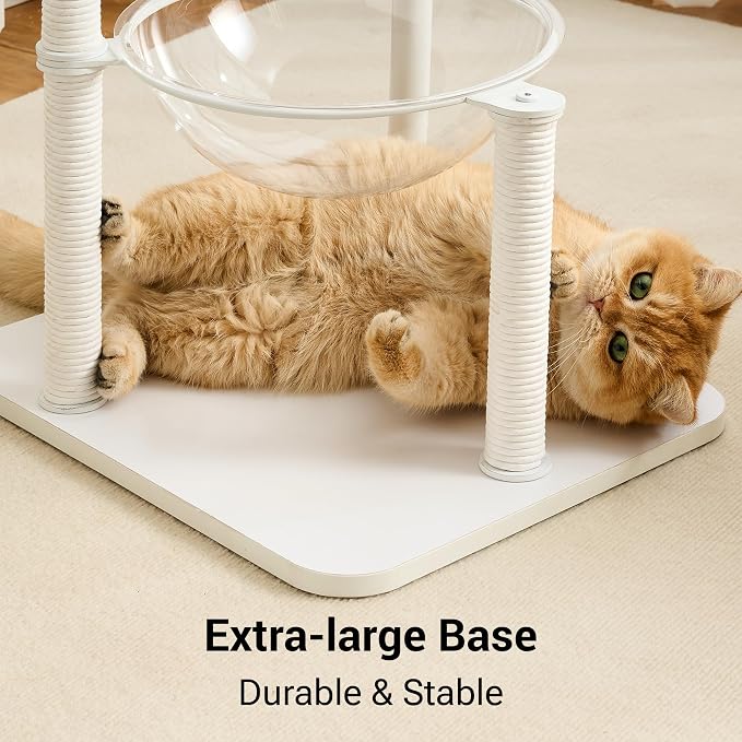 Modern Cat Tree Tower for Indoor Cats up to 12lbs, Wood Cat Bed - Image 5