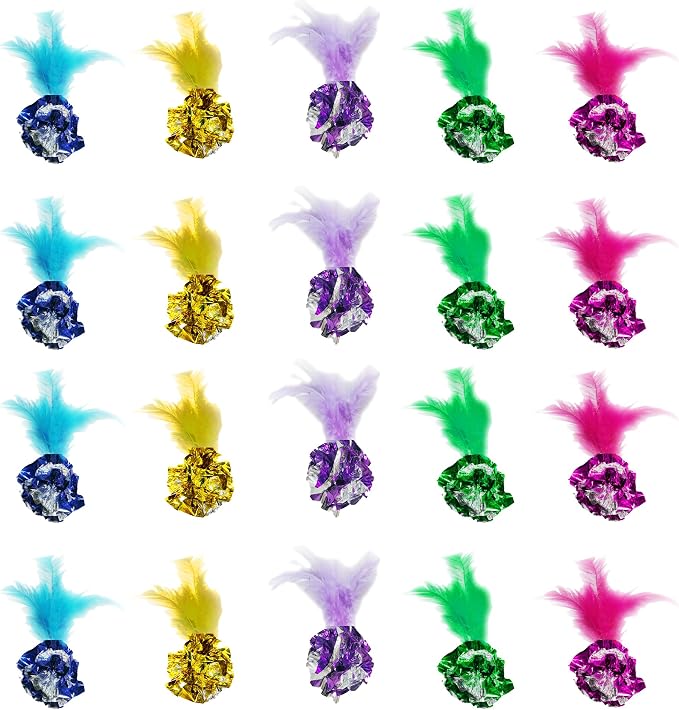 SunGrow Mylar Crinkle Balls - Image 2