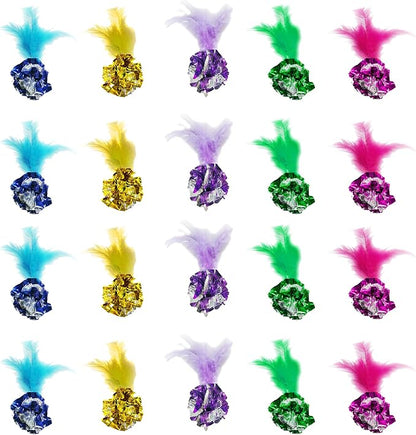 SunGrow Mylar Crinkle Balls - Image 2