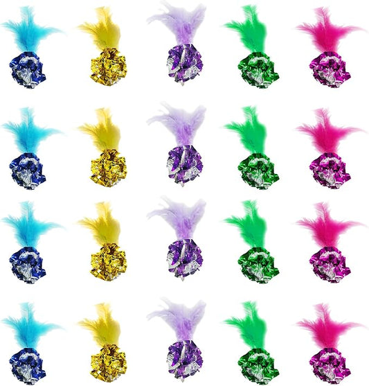SunGrow Mylar Crinkle Balls - Image 2