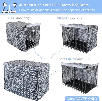 Explore Land Pattern Dog Crate Cover - Image 5