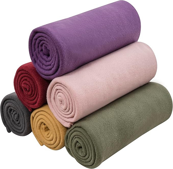 Fleece Throw Blanket Set Bulk for Travel Kids Outdoor Wedding Pet by SPEICALGLORY