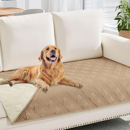 hyha Waterproof Dog Blanket, Reversible Pet Bed Blanket, Soft Sofa Couch Cover by hyha