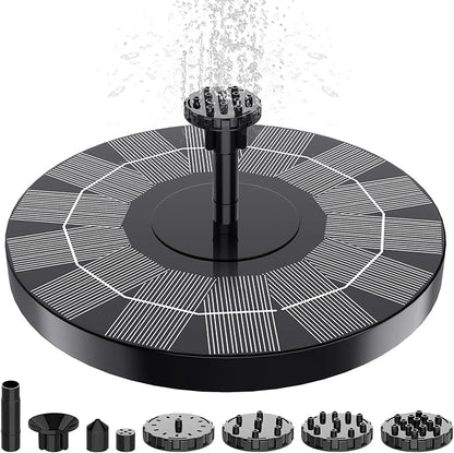 2.5W Solar Bird Bath Fountain Pump, Solar Fountains, Solar Powered Water by Unknown