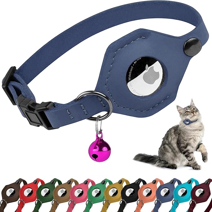 Breakaway Airtag Cat Collar by BUDKAS