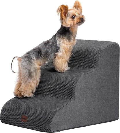 Dog Stairs for Couch Sofa and Chair, 3-Step Dog Steps for Small Dogs and Cats - Image 7
