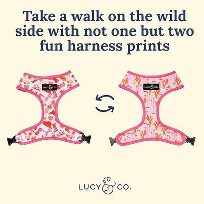 Lucy & Co. Cute Reversible Dog Harness Walking Halter - Image 7