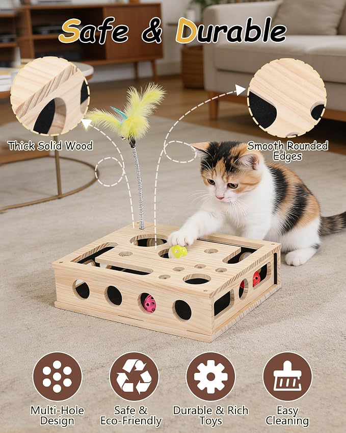 Cat Interactive Box Puzzle Toy - Image 5