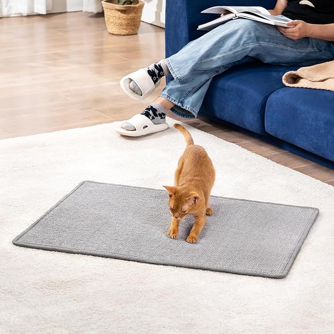Cat Scratcher Mat, Natural Sisal Cat Scratch Pad - Image 9