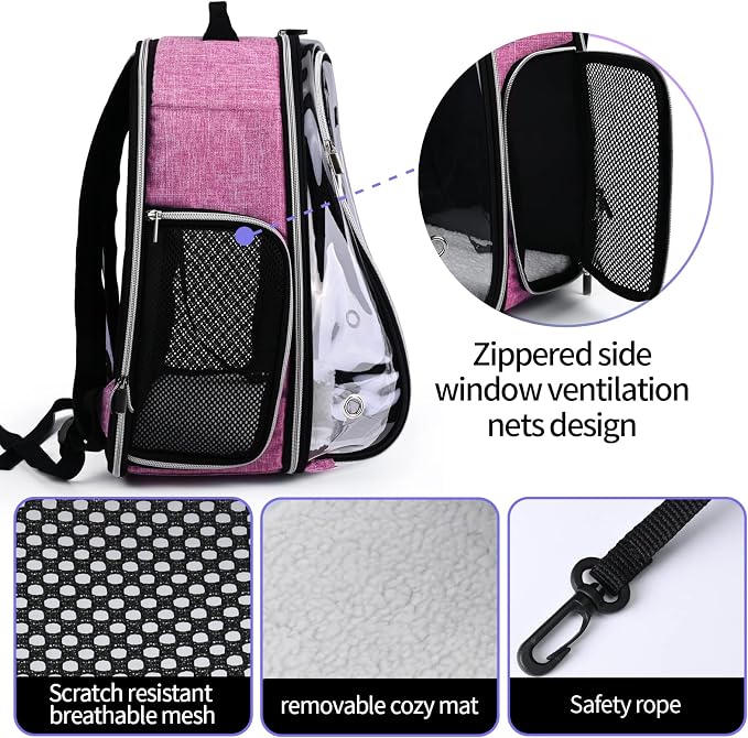 BAGLHER Cat Carrier Backpack Bubble - Image 4