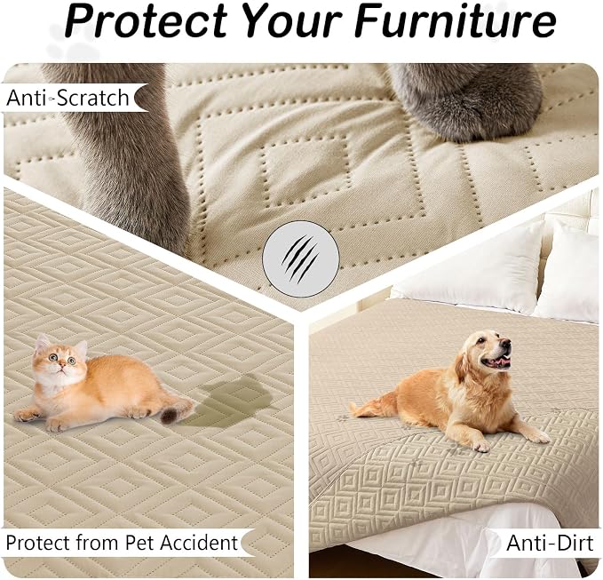 hyha Waterproof Dog Blanket, Soft Dog Bed Cover Pet Blankets, Waterproof Sofa - Image 3
