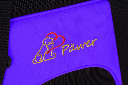 Pawer Soft-Sided Pet Carrier for Cat and Small Dog, Violet Color, Medium Size - Image 9