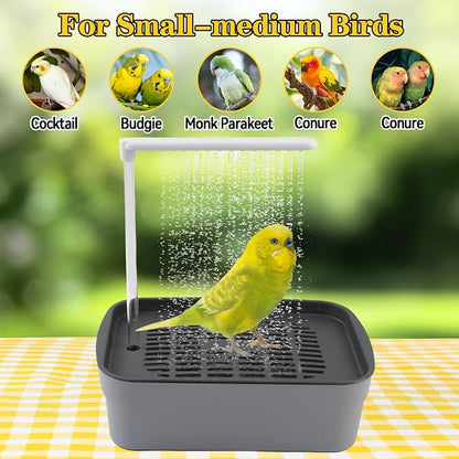 Automatic Parakeet Bath, Parrot Shower Fountain - Image 5