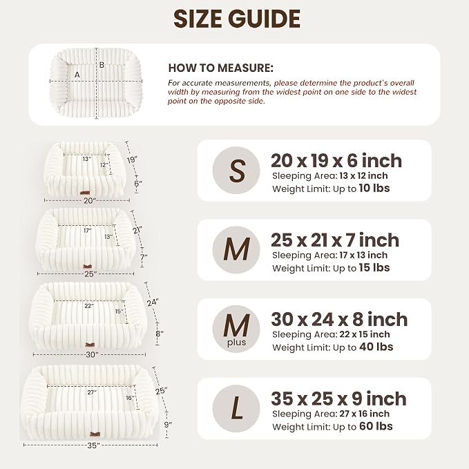 Washable Dog Bed for Small Medium Dogs - Image 4
