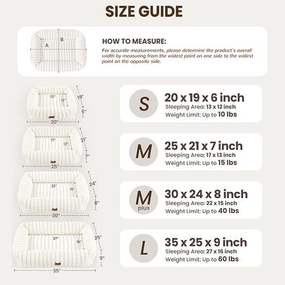 Washable Dog Bed for Small Medium Dogs - Image 4