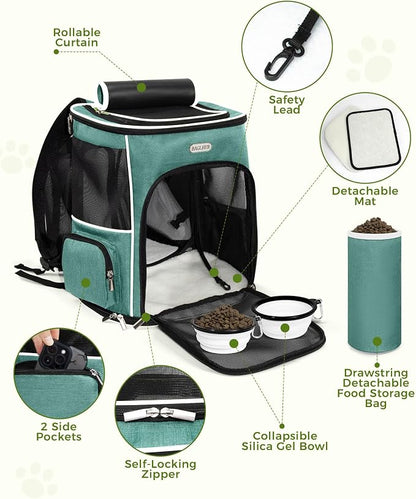 BAGLHER Expandable Cat Carrier Backpacks, Retractable Pet Carrier Backpack - Image 5