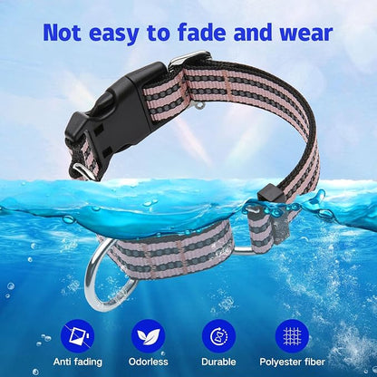 Martingale Dog Collar, Adjustable Nylon Reflective Collar - Image 5