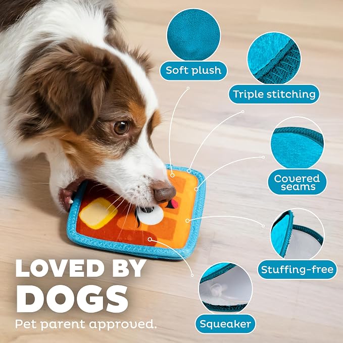 Outward Hound Tough Skinz Durable Squeaky Dog Toy - Image 4