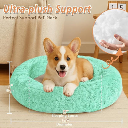 JOLLYVOGUE Calming Small Dog & Cat Bed - Image 5