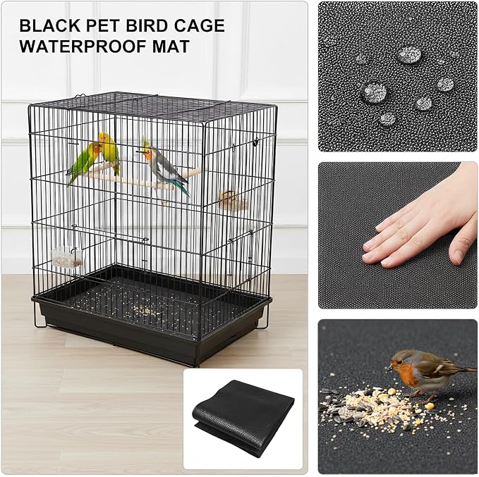 Under Pet Cage Mat for Bird Cages, Dog Kennels, Reptile Aquariums, Dog Kennels - Image 6
