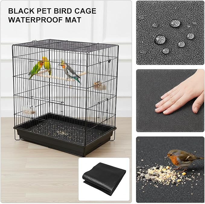 Under Pet Cage Mat for Bird Cages, Dog Kennels, Reptile Aquariums, Dog Kennels - Image 6
