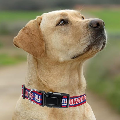 Pets First NFL New York Giants Licensed PET COLLAR, Medium - Image 5