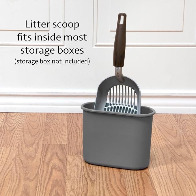 Kitty City Metal Cat Litter Scoop – Durable Non-Stick Aluminum Cat Scoop - Image 4