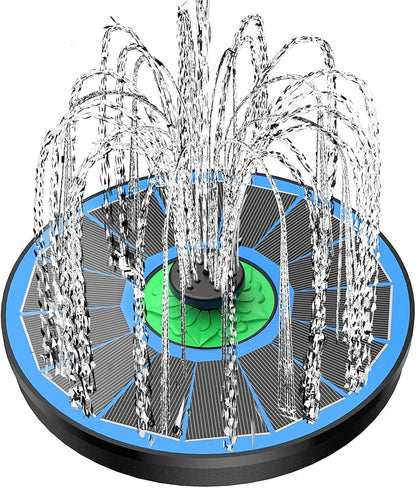 Yzert Solar Fountain Full Glass Panel No Battery, 3.5W Solar Bird Bath Fountains by Yzert