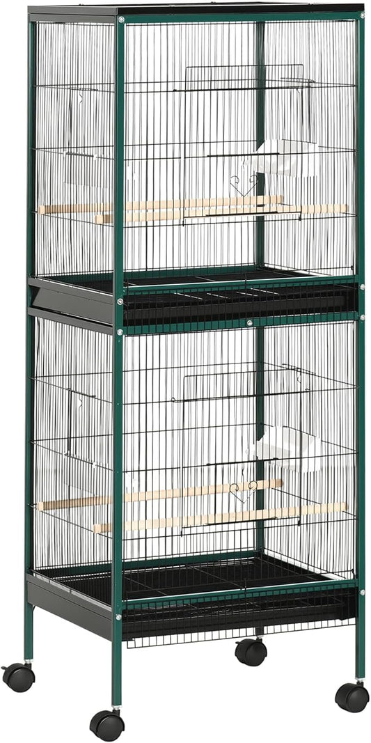 PawHut Large Bird Cage with 1.7 ft. Width by PawHut