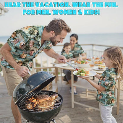 Custom Hawaiian Shirt with Face Photo Picture - Image 2