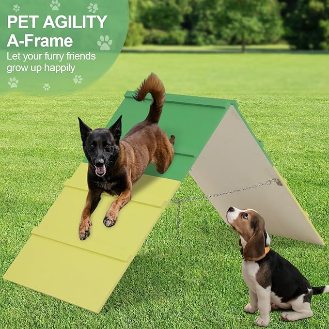 Dogs Agility A-Frame 74.8 x 18.9 Inch Dog Agility Equipment A-Frame Agility - Image 5