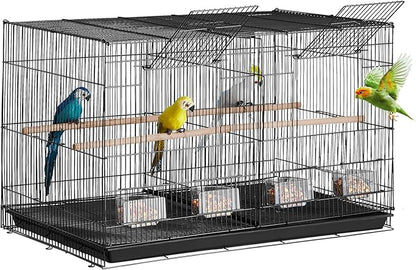 VEVOR 30-inch Flight Bird Cage, Stackable Divided Small Parakeet Cage by VEVOR