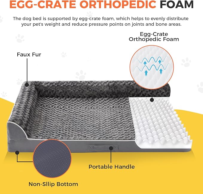 Dog Bed Large Sized Dogs, Orthopedic Dog Bed - Image 2