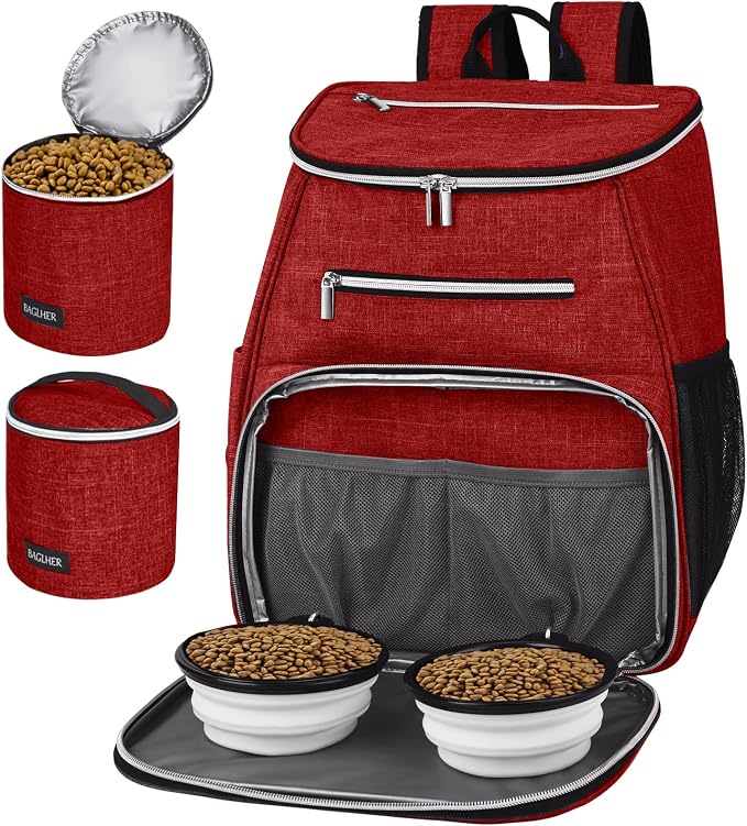 BAGLHER 丨Dog Travel Bag Backpack, Airline Approved Pet Supplies Backpack by BAGLHER