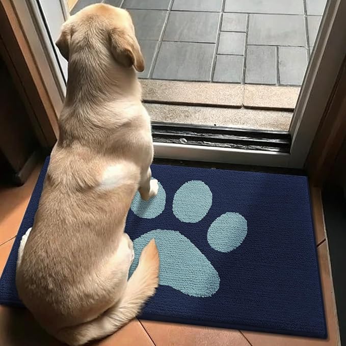 Buganda Dog Door Mat for Muddy Paws, Absorbent Dirt Trapper Non Slip Indoor - Image 7