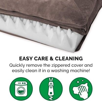 Furhaven Orthopedic Dog Bed for Medium/Small Dogs w/ Removable Bolsters & - Image 8
