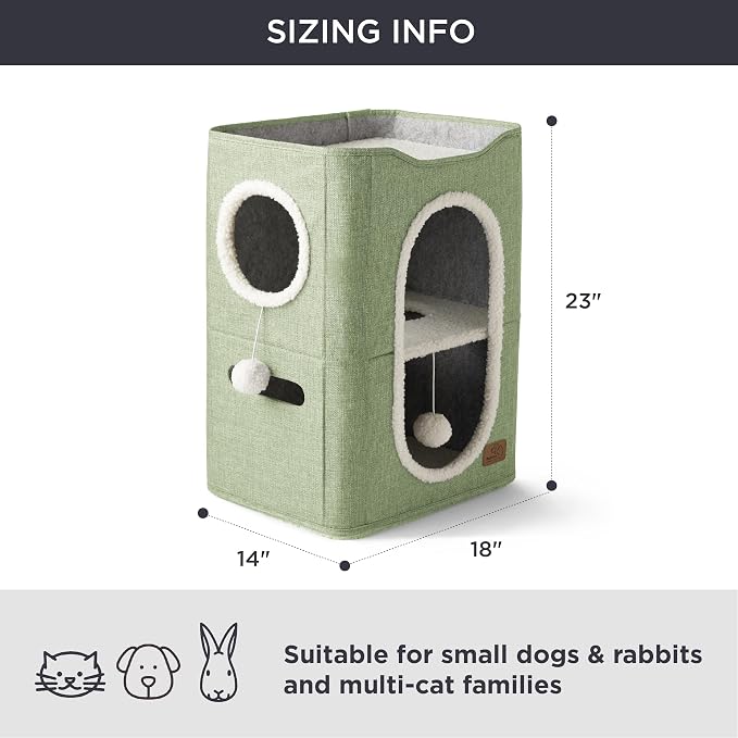 Bedsure 2 Story Cat House - Image 6