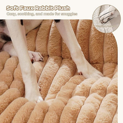 Avont Dog Bed Mat for Couch, Warm Fluffy Calming Sofa Topper Furniture - Image 3