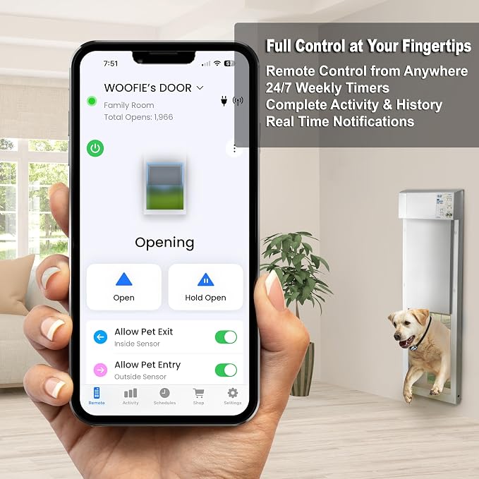 Power Pet WiFi Automatic Electronic Pet Door by High Tech Pet - Image 2