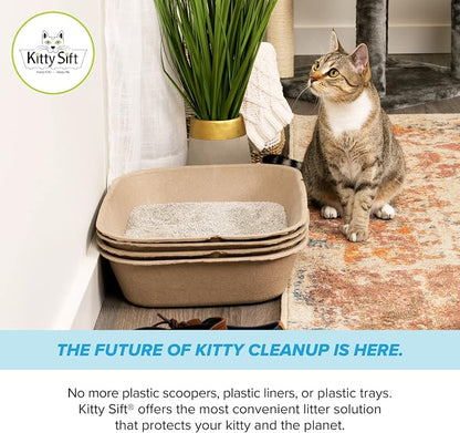 Kitty Sift Disposable Sifting Cat Litter Box Large, Durable and Portable - Image 12