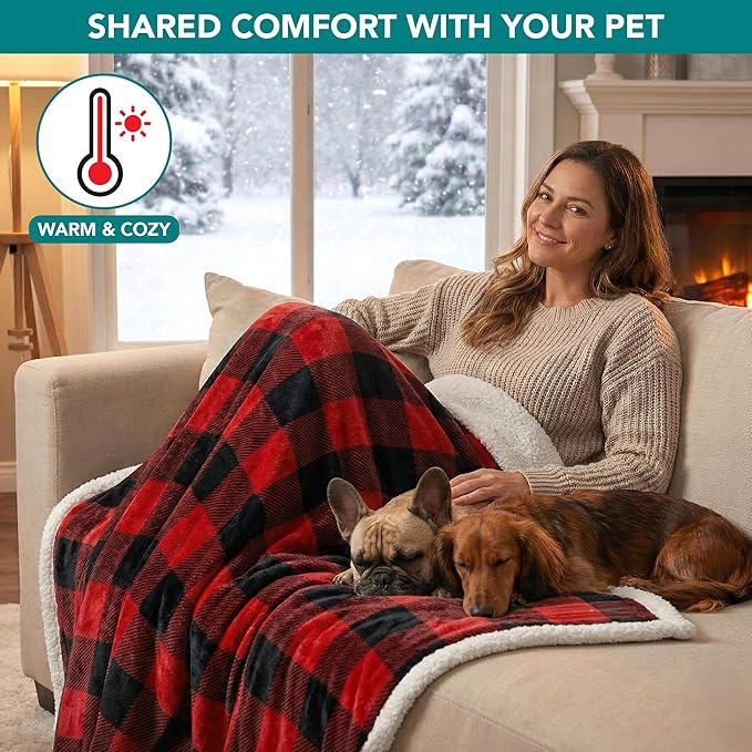 PetAmi Waterproof Dog Blanket for Medium Large Dog Puppy Cat Throw for Couch - Image 4
