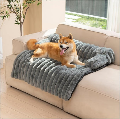 Avont Dog Bed Mat for Couch, Warm Fluffy Calming Sofa Topper Furniture by Avont
